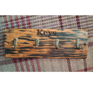 Barrel Stave Key Hanger