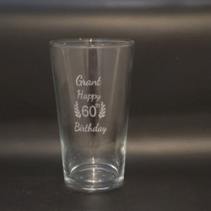 Personalised Birthday Pint Glass
