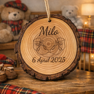 Personalised New Born Decoration