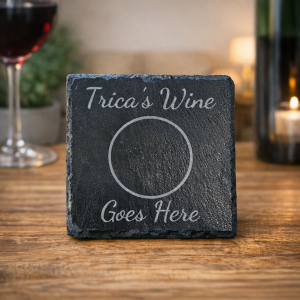 Personalised Slate Drinks Coaster
